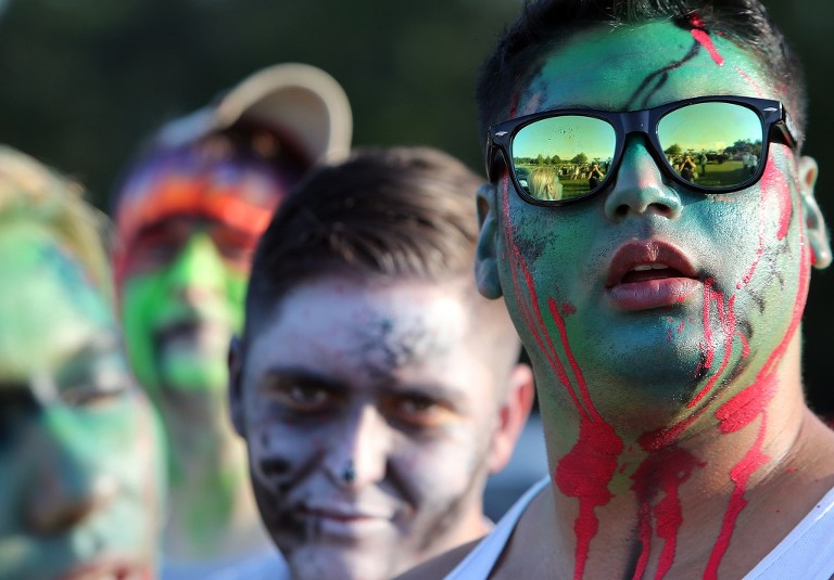 Third annual Running Scared Zombie 5k Run at Harder's Park in Panama City. (Panama City Photographer/Andrew Wardlow)