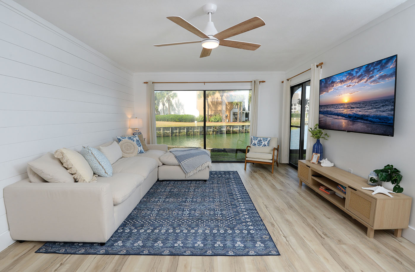 A rental real estate property is seen in Panama City Beach, Florida.